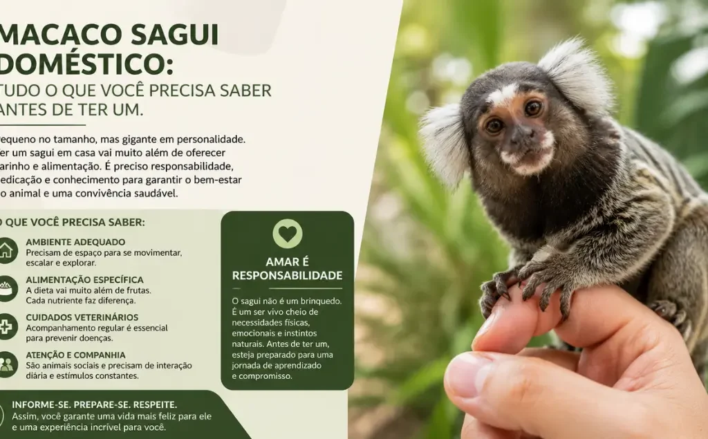 Macaco Sagui Doméstico: Tudo o Que Você Precisa Saber Antes de Ter Um 2 Macaco Sagui Domestico Tudo o Que Voce Precisa Saber Antes de Ter Um 1 1