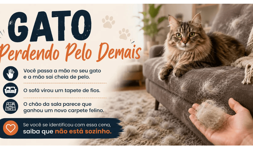 Gato Perdendo Pelo Demais