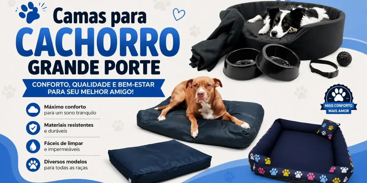 Melhores Camas para Cachorro Grande Porte